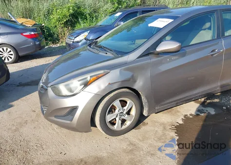 2015 Hyundai Elantra Se from USA, damaged, VIN 5NPDH4AE2FH595652